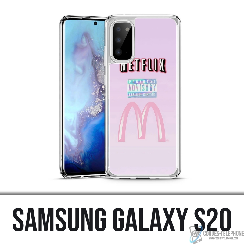 Coque Samsung Galaxy S20 - Netflix And Mcdo