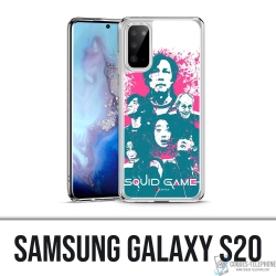 Coque Samsung Galaxy S20 - Squid Game Personnages Splash