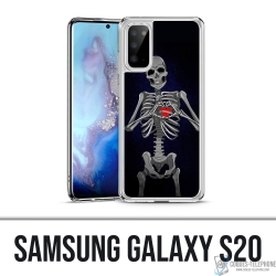 Coque Samsung Galaxy S20 - Coeur Squelette