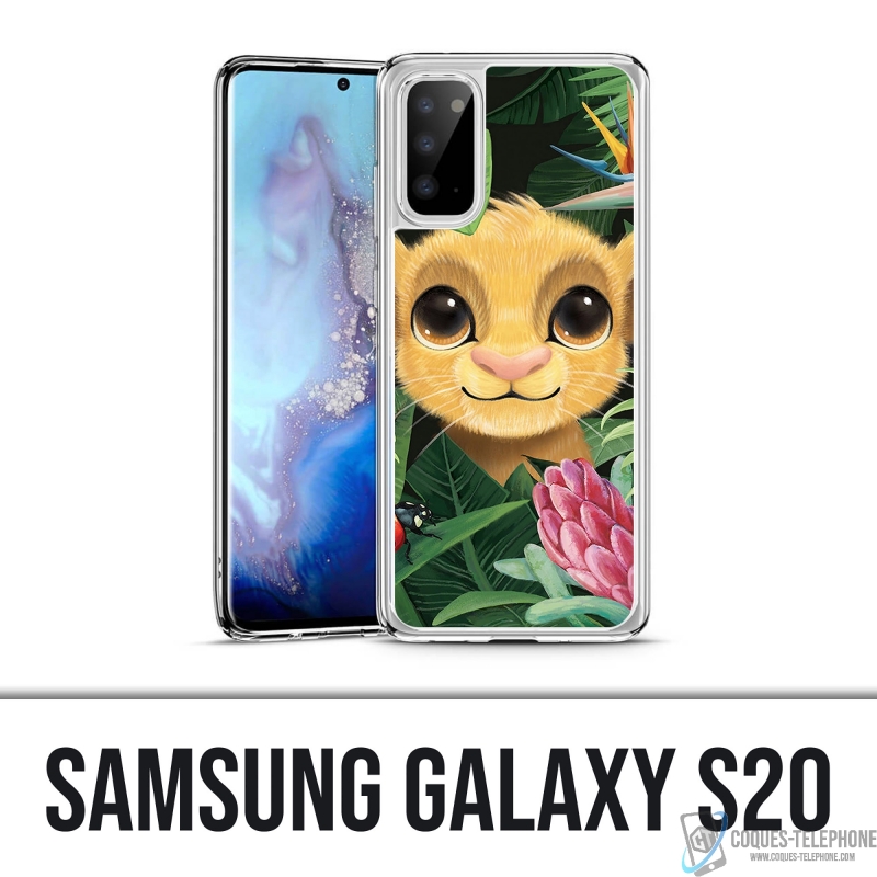 Samsung Galaxy S20 Case - Disney Simba Baby Leaves