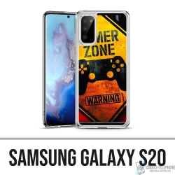Coque Samsung Galaxy S20 - Gamer Zone Warning