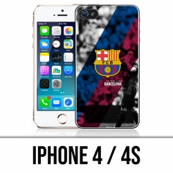 Coque iPhone 4 / 4S - Football Fcb Barca