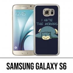 Samsung Galaxy S6 case - Pokémon Ronflex Hate Morning