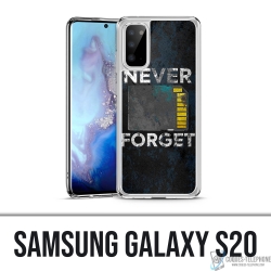 Samsung Galaxy S20 Case - Nie vergessen