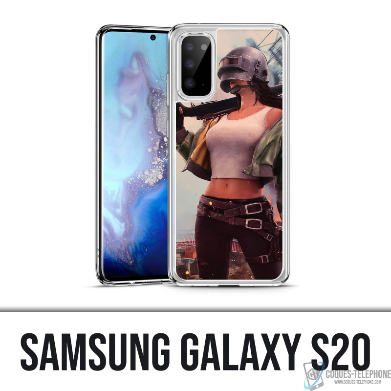 Samsung Galaxy S20 case - PUBG Girl