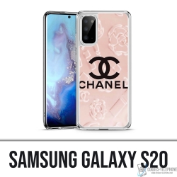 Samsung Galaxy S20 Case - Chanel Pink Background