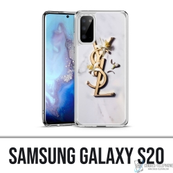 Funda Samsung Galaxy S20 - YSL Yves Saint Laurent Marble Flowers