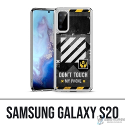 Custodia per Samsung Galaxy S20 - Bianco sporco incluso il telefono touch