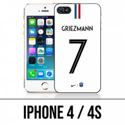 Funda iPhone 4 / 4S - Camiseta Football France Griezmann