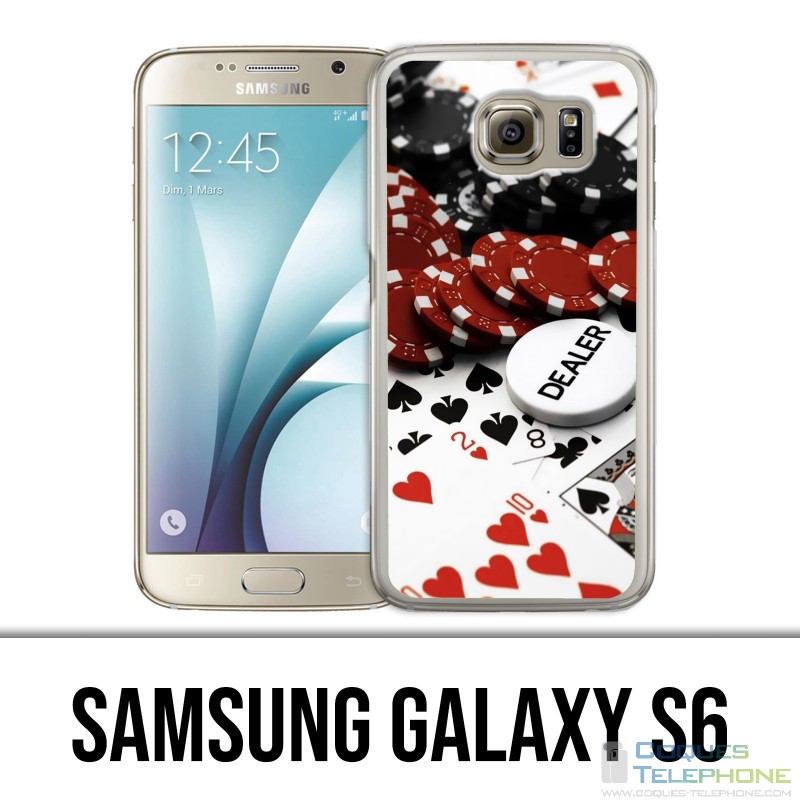 Samsung Galaxy S6 Hülle - Poker Dealer