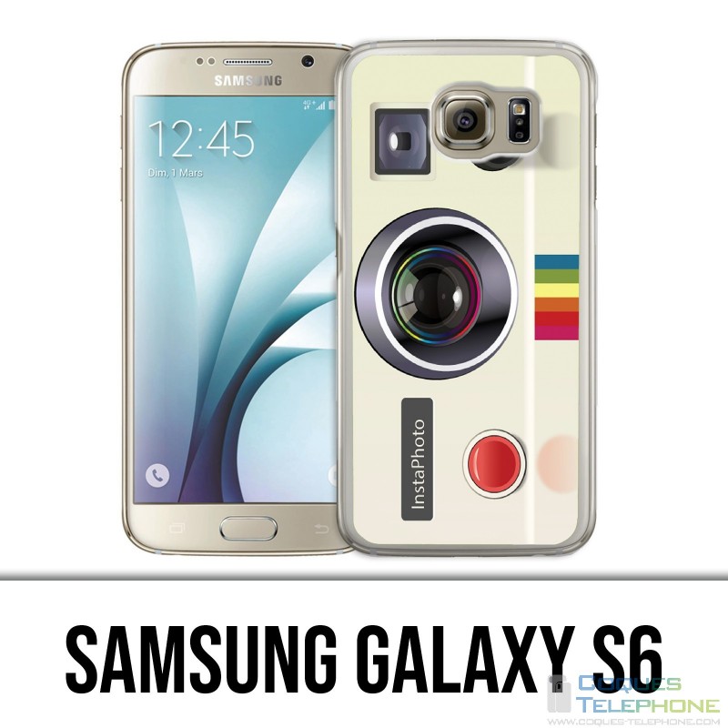 Carcasa Samsung Galaxy S6 - Polaroid Rainbow Rainbow