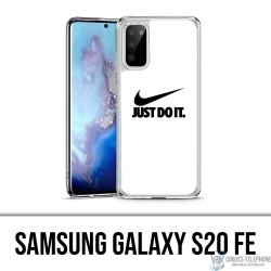 Funda para Samsung Galaxy S20 FE - Nike Just Do It Blanca