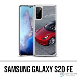 Samsung Galaxy S20 FE Case - Tesla Model 3 Rot