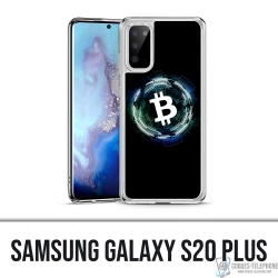 Custodia per Samsung Galaxy S20 Plus - Logo Bitcoin