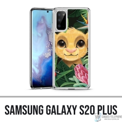 Coque Samsung Galaxy S20 Plus - Disney Simba Bebe Feuilles