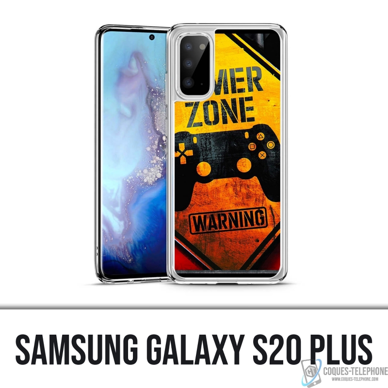 Samsung Galaxy S20 Plus Case - Gamer Zone Warning