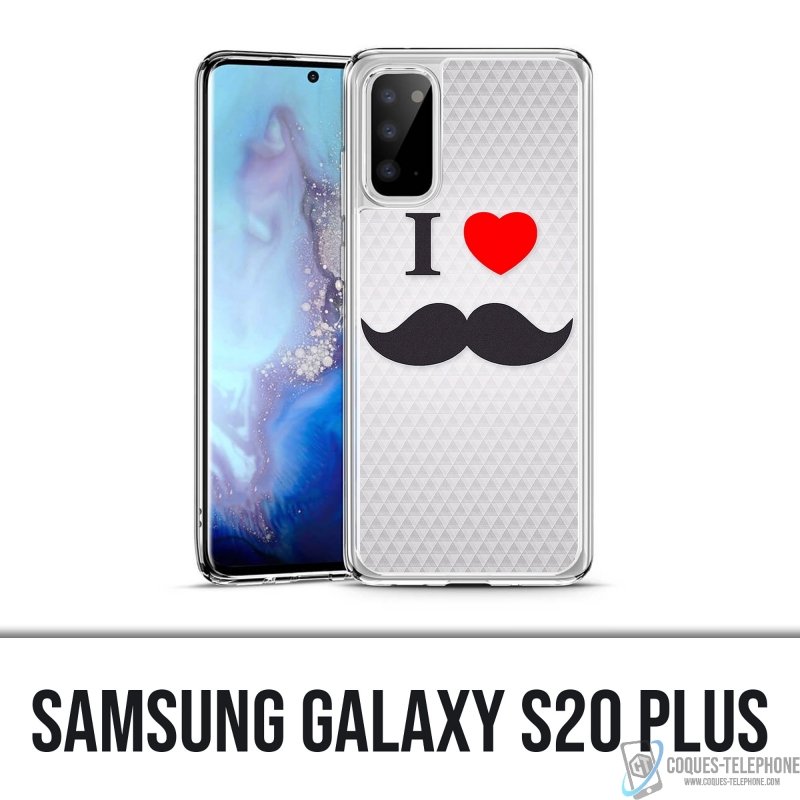 Samsung Galaxy S20 Plus case - I Love Mustache