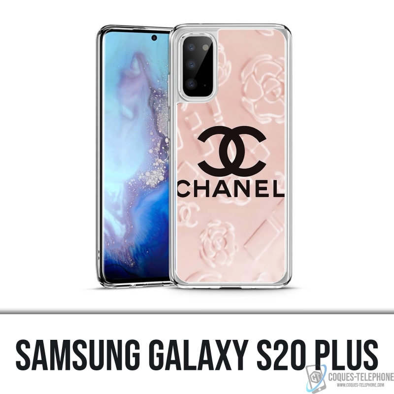 Samsung Galaxy S20 Plus Case - Chanel Pink Background