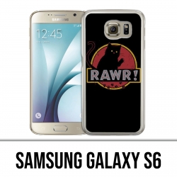 Samsung Galaxy S6 Hülle - Rawr Jurassic Park