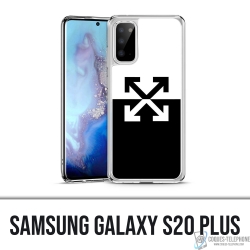 Custodia per Samsung Galaxy S20 Plus - Logo bianco sporco