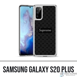 Samsung Galaxy S20 Plus Case - Supreme Vuitton Schwarz