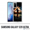 Custodia per Samsung Galaxy S20 Ultra - Joker Batman in fiamme