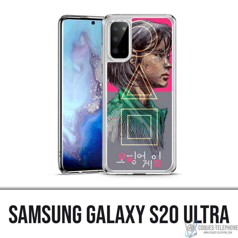 Samsung Galaxy S20 Ultra Case - Squid Game Girl Fanart