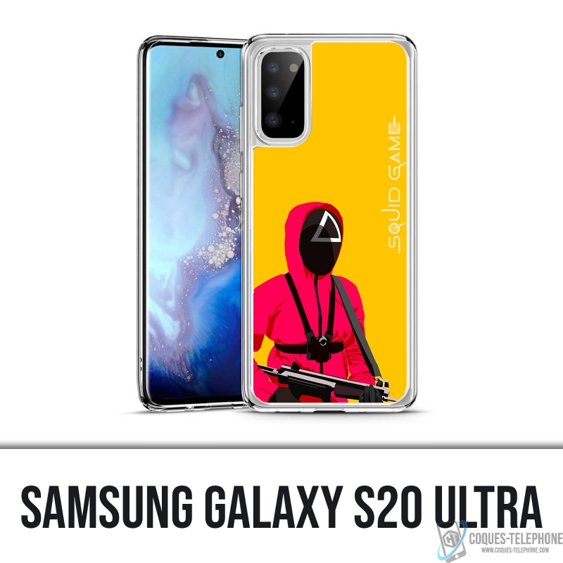 Samsung Galaxy S20 Ultra Case - Squid Game Soldier Cartoon