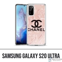 Samsung Galaxy S20 Ultra Case - Chanel Pink Background