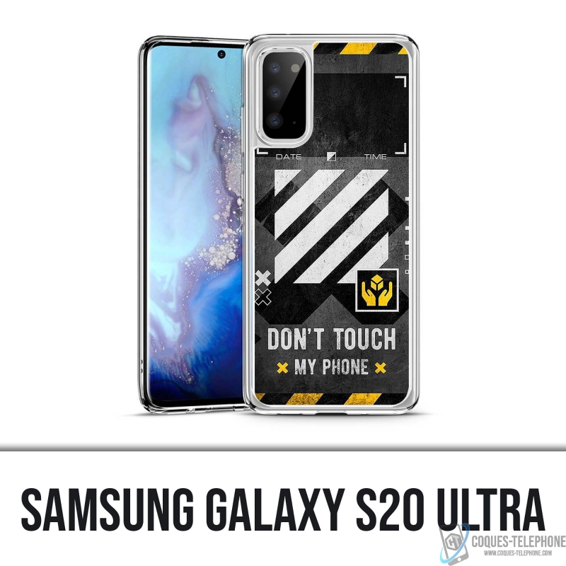 Samsung Galaxy S20 Ultra Case - Off White Dont Touch Phone