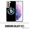 Custodia Samsung Galaxy S21 - Logo Bitcoin