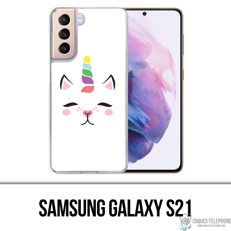 Samsung Galaxy S21 case - Gato Unicornio