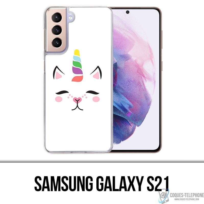 Samsung Galaxy S21 Case - Gato Unicornio