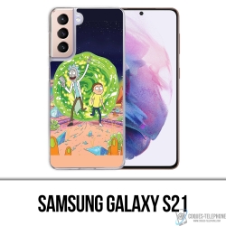 Custodia per Samsung Galaxy S21 - Rick e Morty