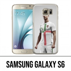 Carcasa Samsung Galaxy S6 - Ronaldo Football Splash