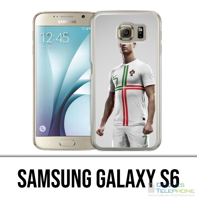 Custodia Samsung Galaxy S6 - Ronaldo Football Splash