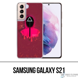 Cover Samsung Galaxy S21 - Squid Game Soldier Splash