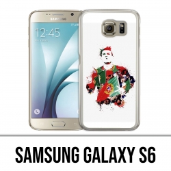 Samsung Galaxy S6 Hülle - Ronaldo Lowpoly