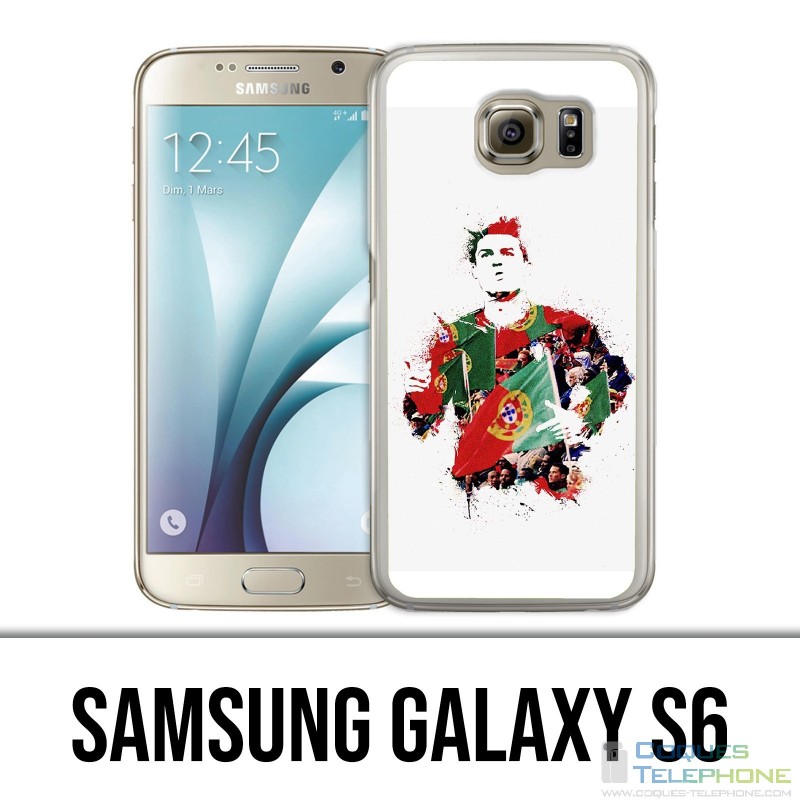 Samsung Galaxy S6 case - Ronaldo Lowpoly