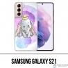 Coque Samsung Galaxy S21 - Disney Dumbo Pastel