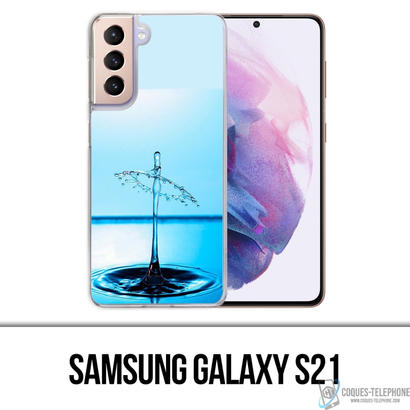 Samsung Galaxy S21 Case - Wassertropfen