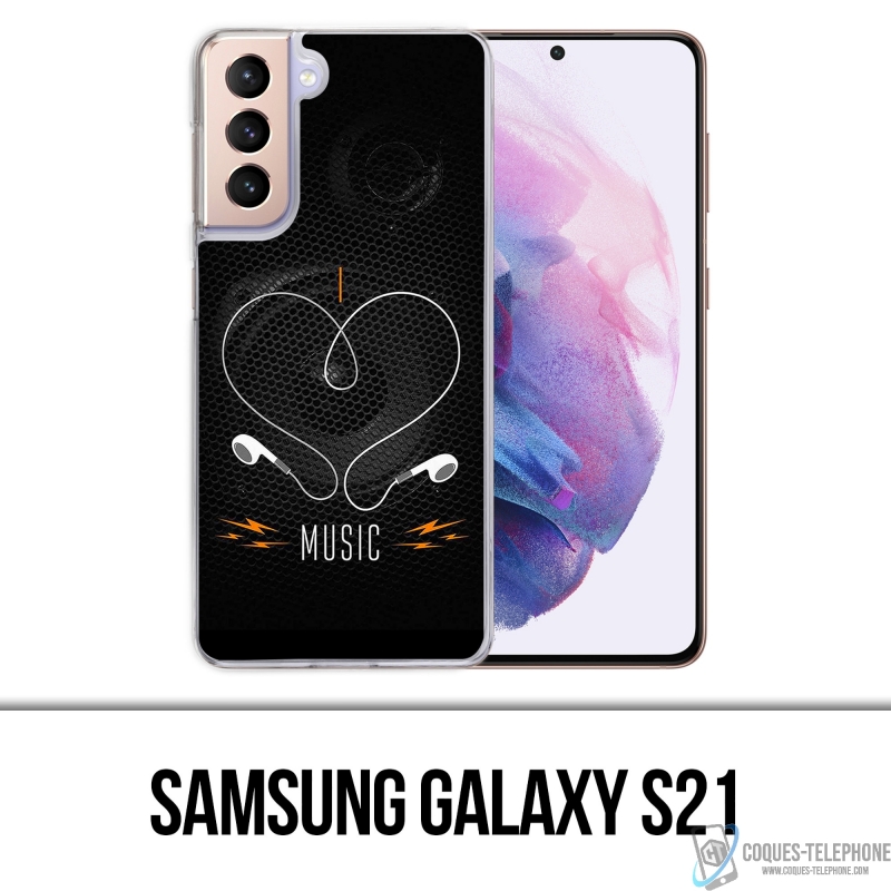 Samsung Galaxy S21 case - I Love Music