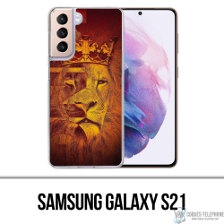 Coque Samsung Galaxy S21 - King Lion