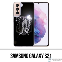 Funda Samsung Galaxy S21 - Logotipo de Attack On Titan