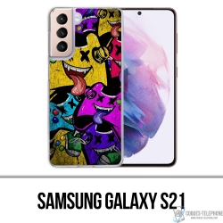 Samsung Galaxy S21 Case - Monsters Videospiel-Controller