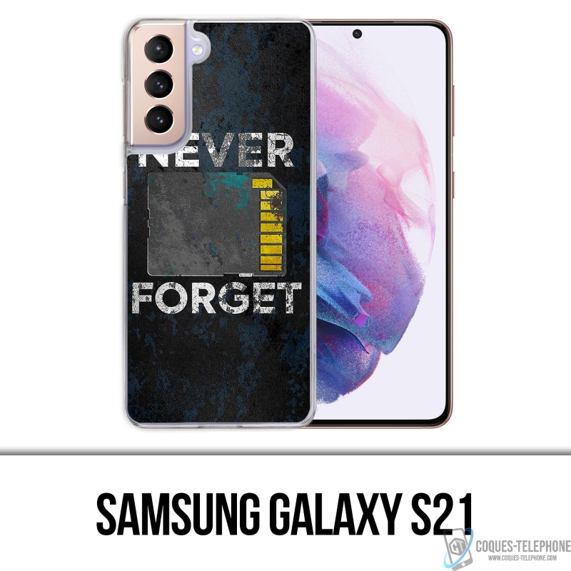 Samsung Galaxy S21 Case - Vergiss nie