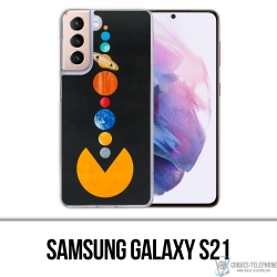 Coque Samsung Galaxy S21 - Pacman Solaire