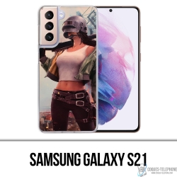 Funda Samsung Galaxy S21 - PUBG Girl