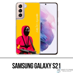 Cover Samsung Galaxy S21 - Squid Game Soldier Cartoon