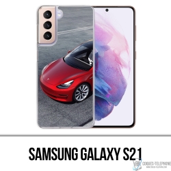 Samsung Galaxy S21 Case - Tesla Model 3 Red